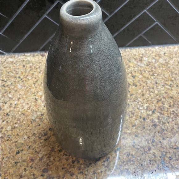 Crate & Barrel Patine Grey Bud Vase - Picture 5 of 6